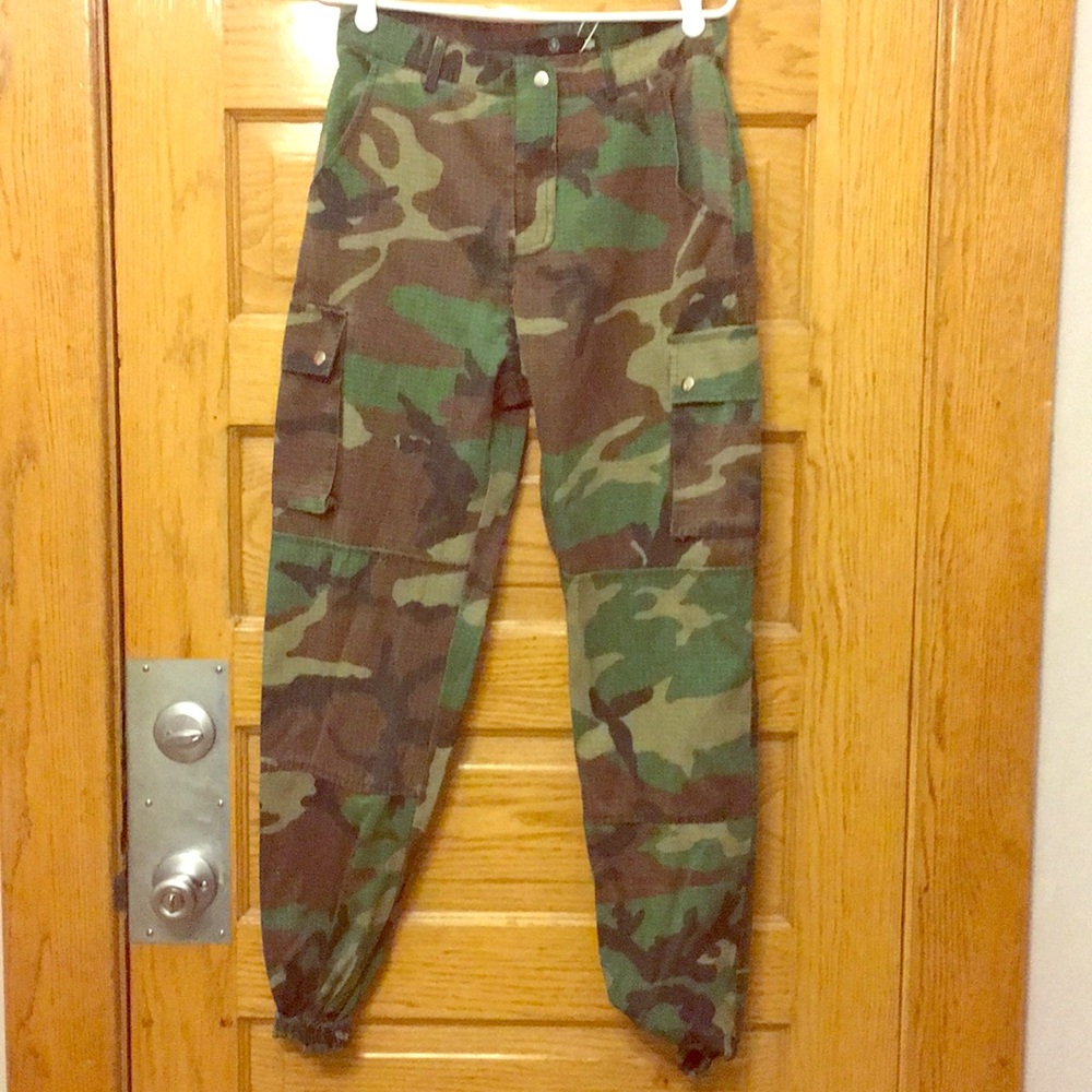 Nasty Gal Missguided Camo Pants
